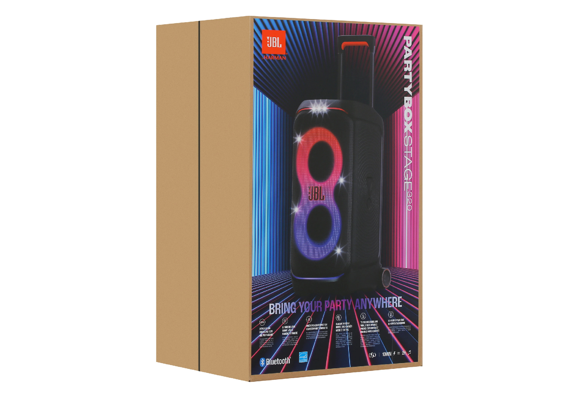 JBL PartyBox Stage 320 Black | Покупайте в фирменном интернет